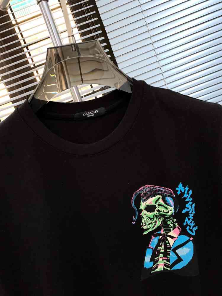 All Saints Black Premium Quality T-shirt-3