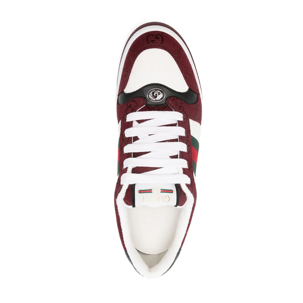 Gucci Red Screener GG Sneakers-thumb-3