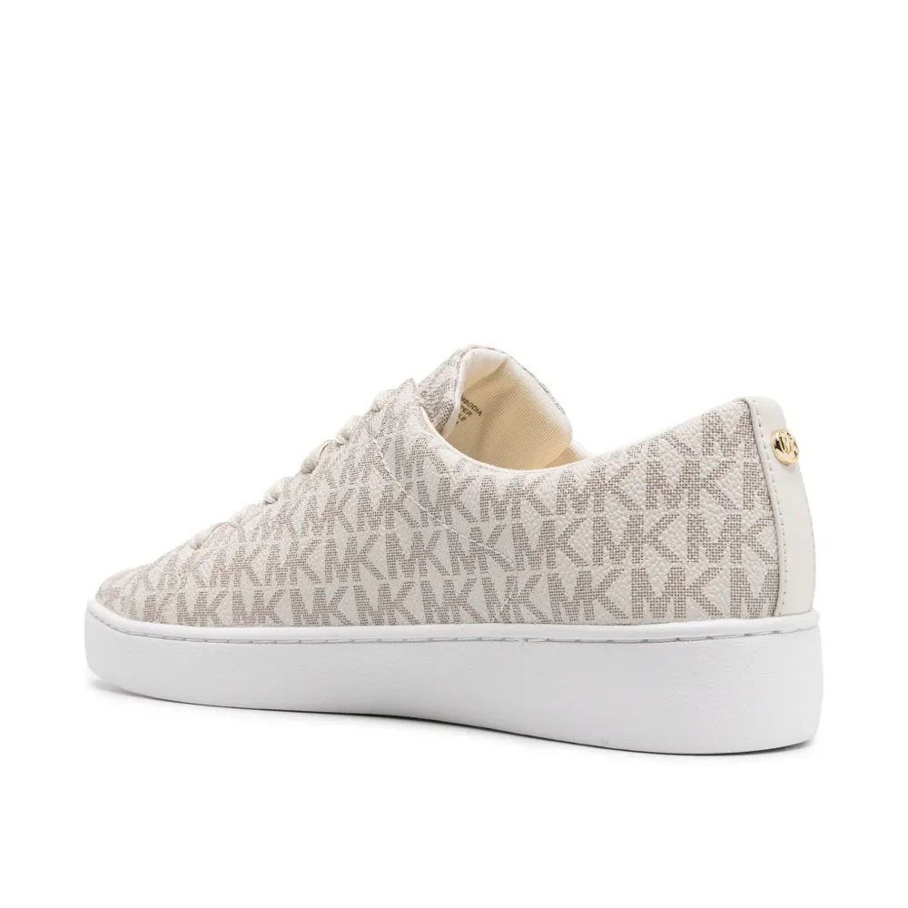Michael Kors Cream Keaton Logo Sneaker-thumb-2