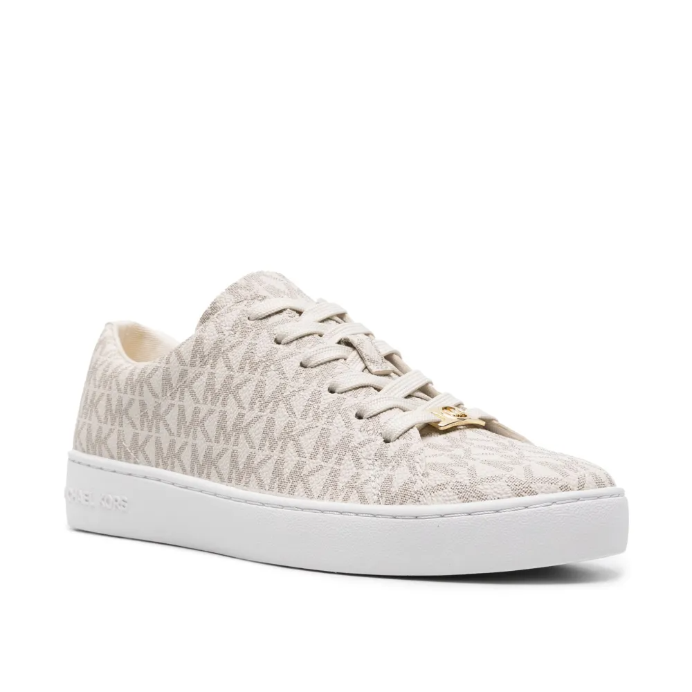 Michael Kors Cream Keaton Logo Sneaker-thumb-1