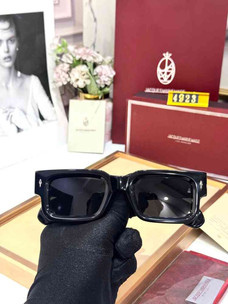 Jacques Marie Mage Black Luxury Sunglasses-thumb-1