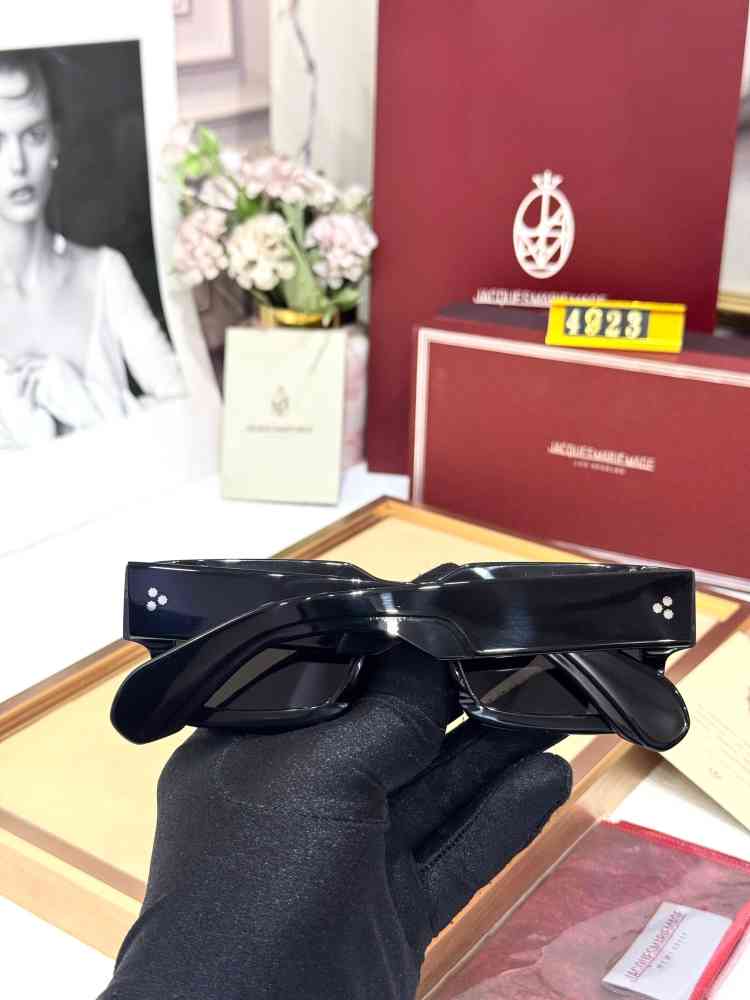 Jacques Marie Mage Black Luxury Sunglasses-thumb-3