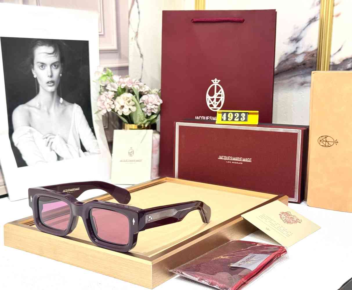 Pink Jacques Marie Mage Yellow Luxury Sunglasses