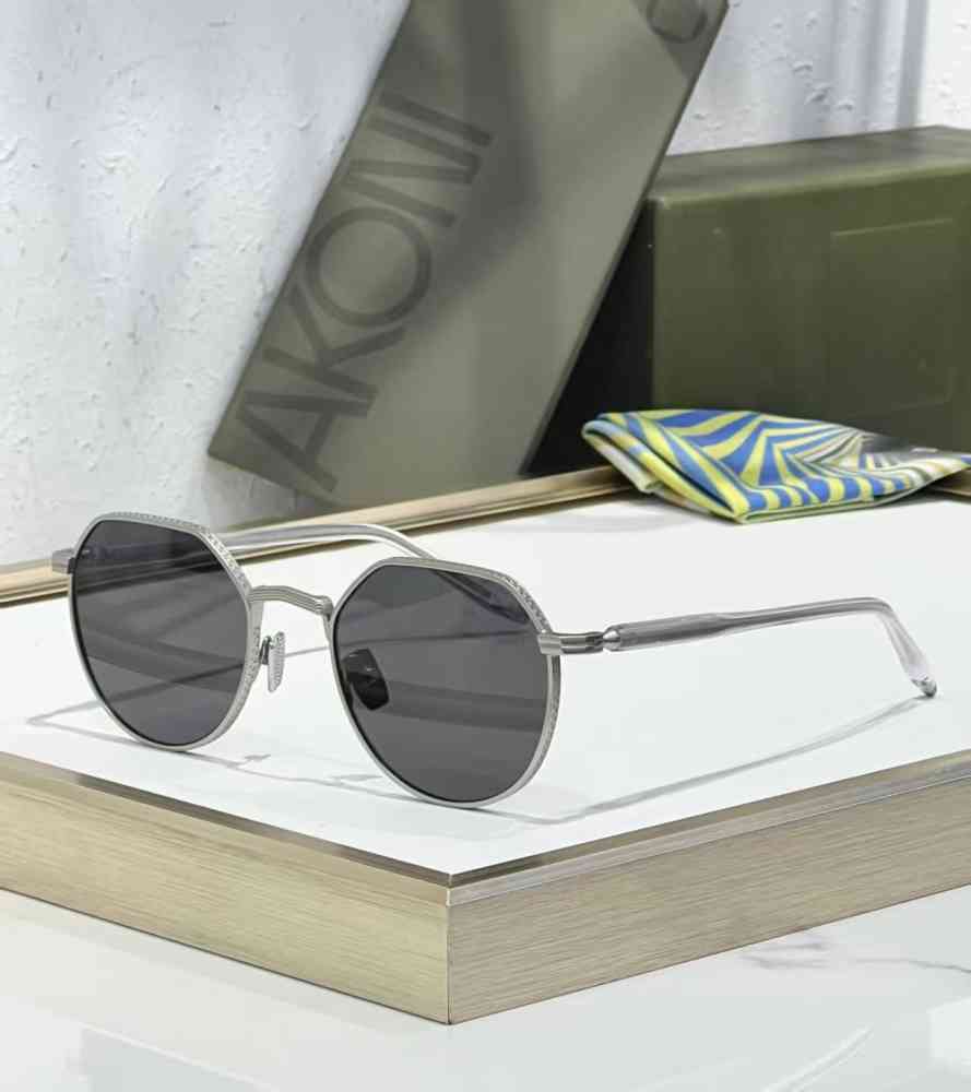 Black Akoni Eclipse Blue Premium Sunglasses