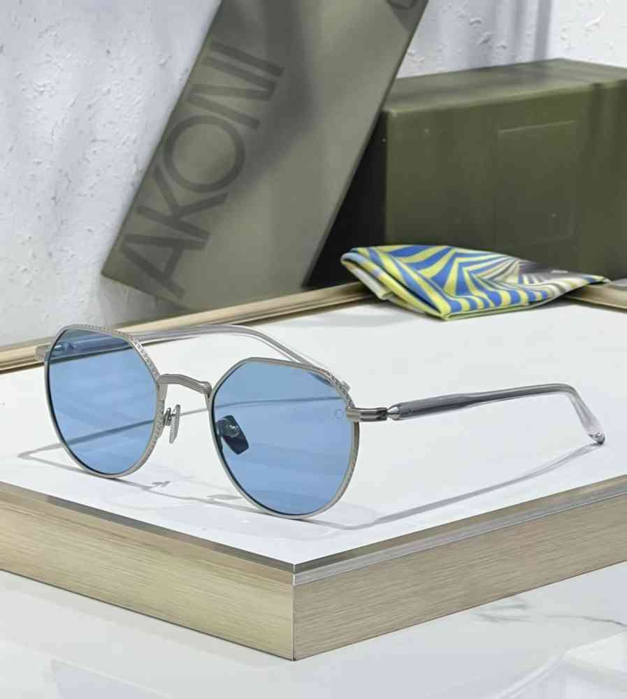 Akoni Eclipse Blue Premium Sunglasses-thumb-0