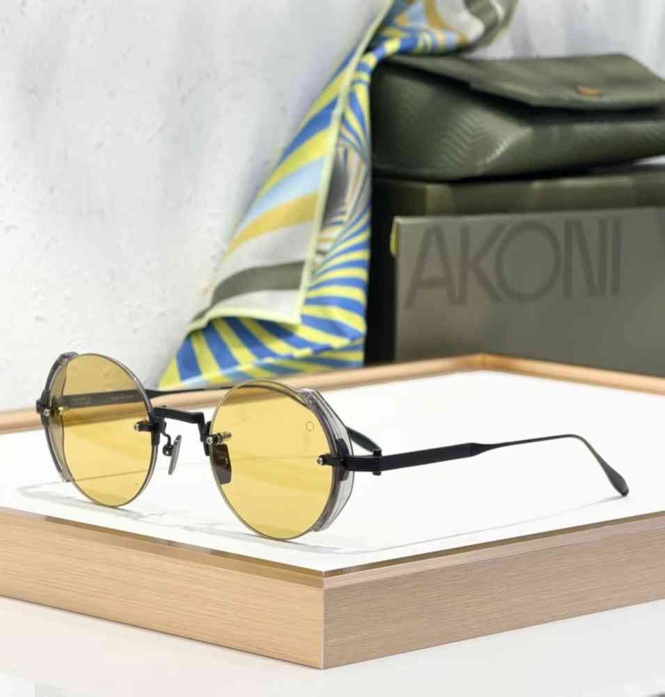 Brown Akoni Eclipse Black Premium Sunglasses