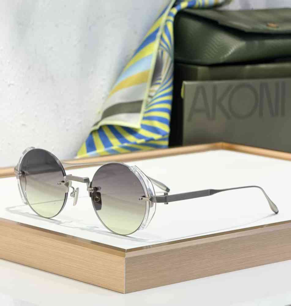 Grey/White Akoni Eclipse Black Premium Sunglasses