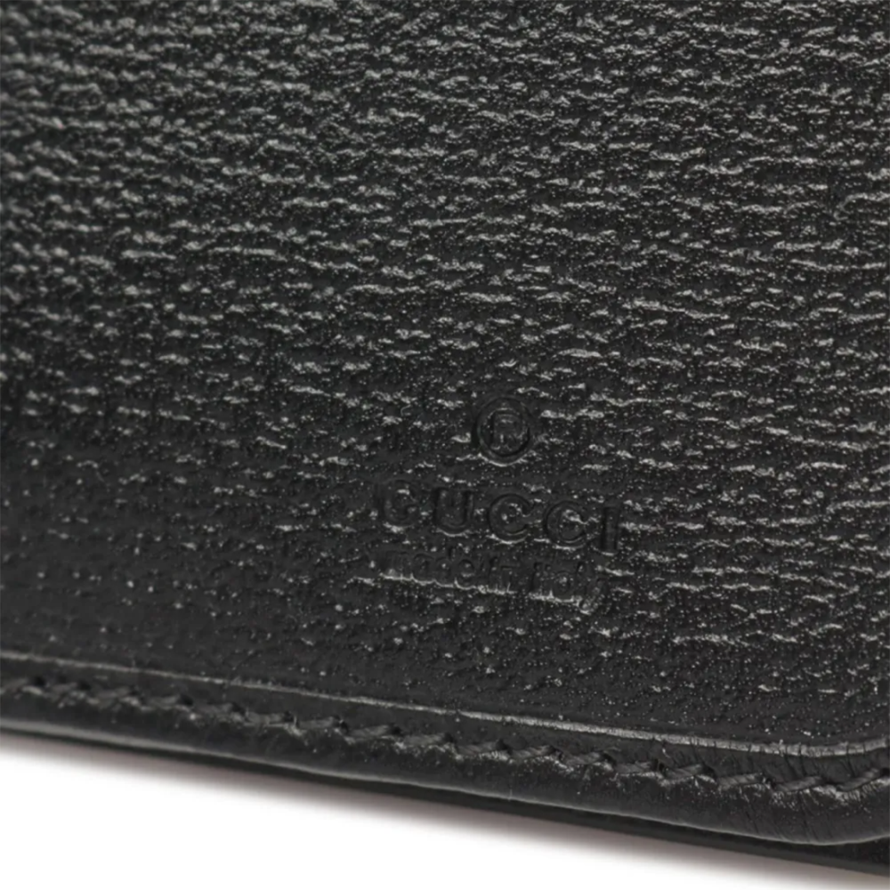 Gucci GG Supreme Monogram Black Long Wallet-thumb-3