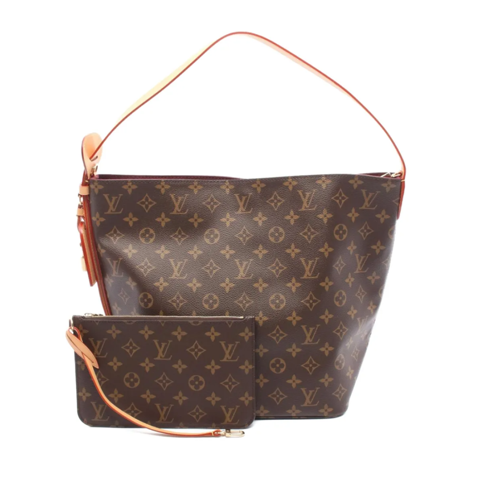 Louis Vuitton Montaigne Brown Tote Bag-thumb-0