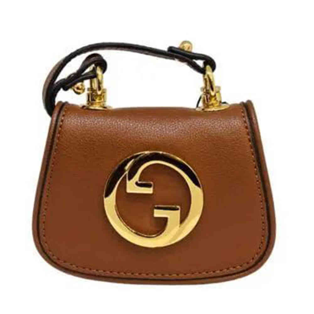 Brown Gucci Blondie Nano Black Mini Crossbody Bag