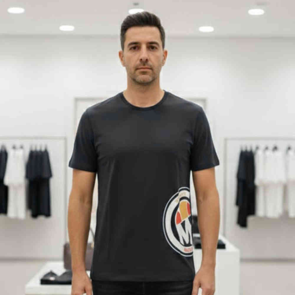 Michael Kors Black Premium Round Neck T-shirt-thumb-0