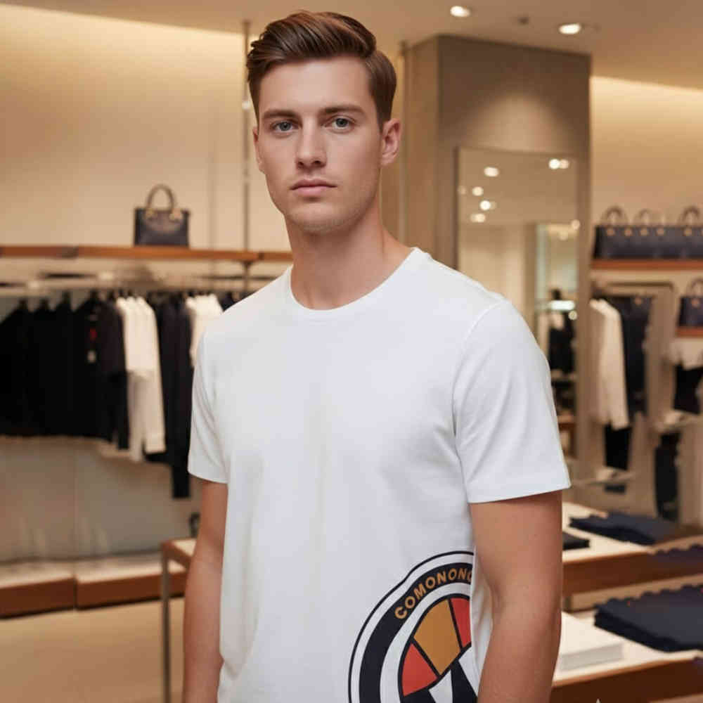 Michael Kors White Premium Round Neck T-shirt-2