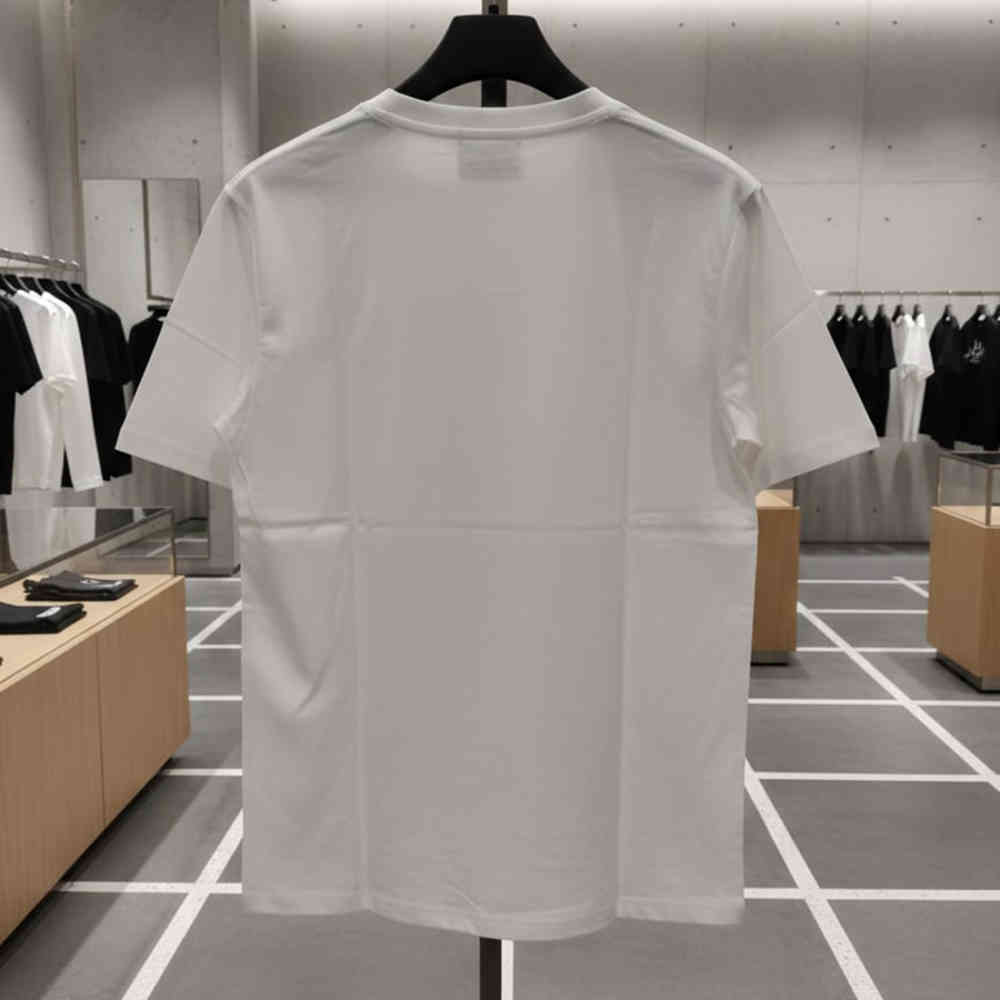 Balenciaga White Premium Quality T-shirt-1