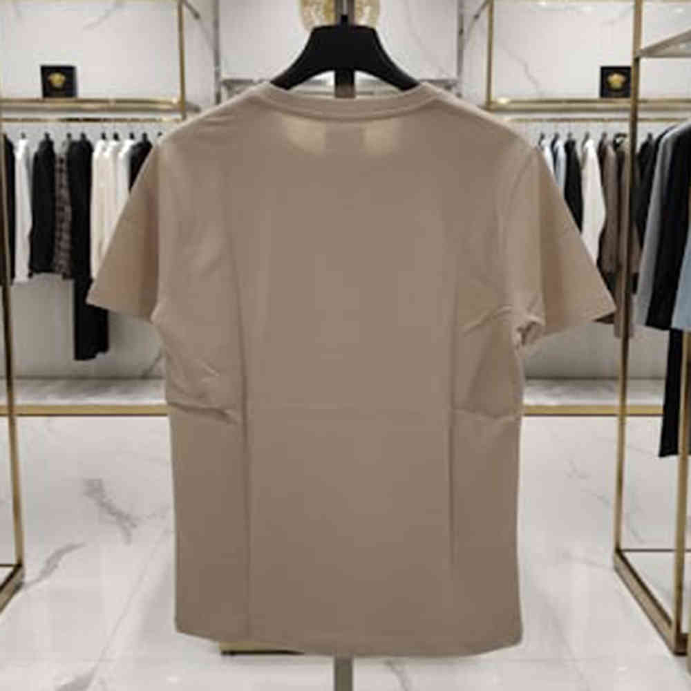 Versace Clubwear Beige Premium Quality T-shirt-thumb-2