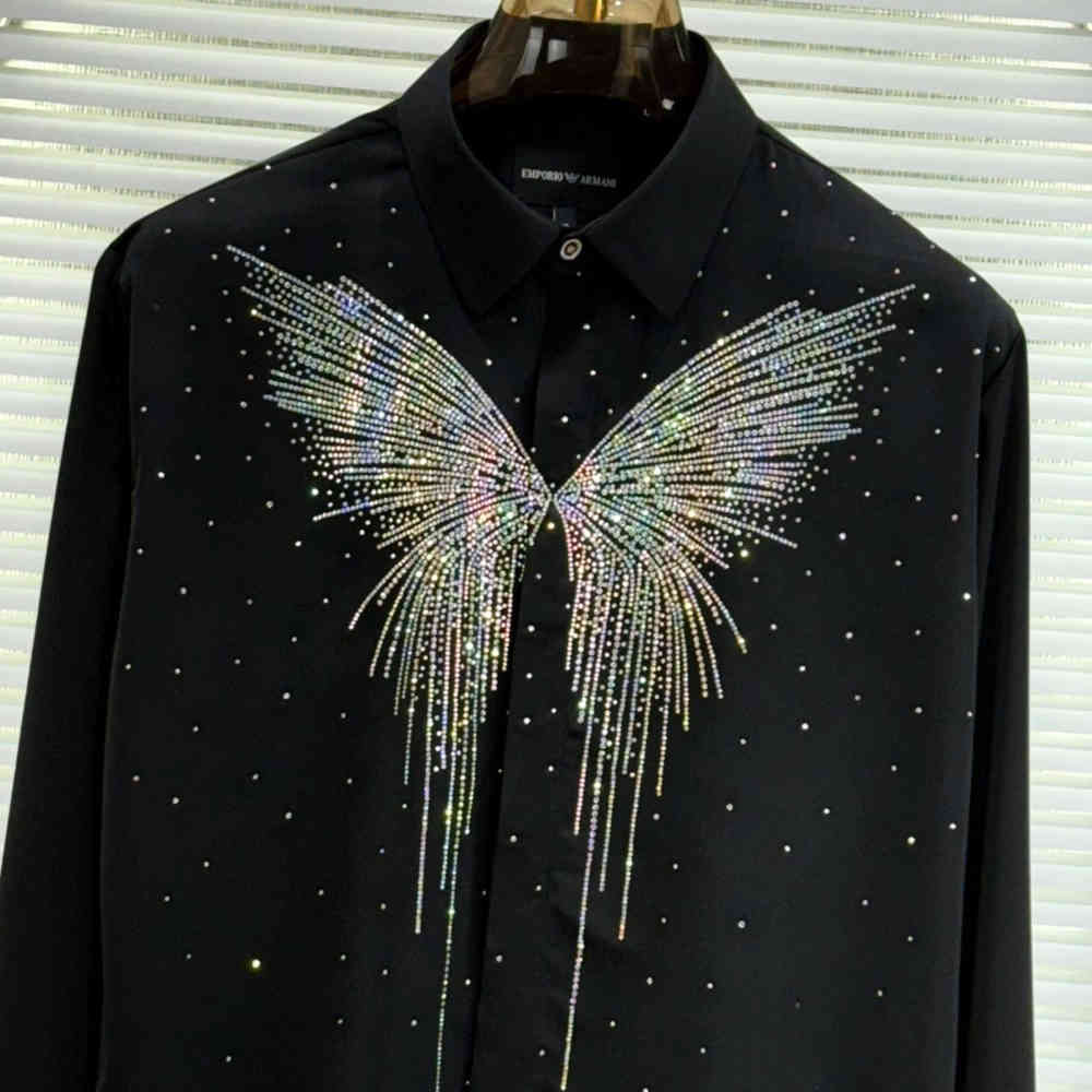 Gucci Butterfly Print Black Premium Shirt-thumb-1