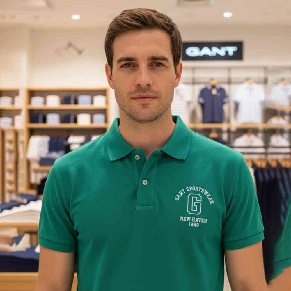 Gant Green Premium Quality T-shirt-thumb-0
