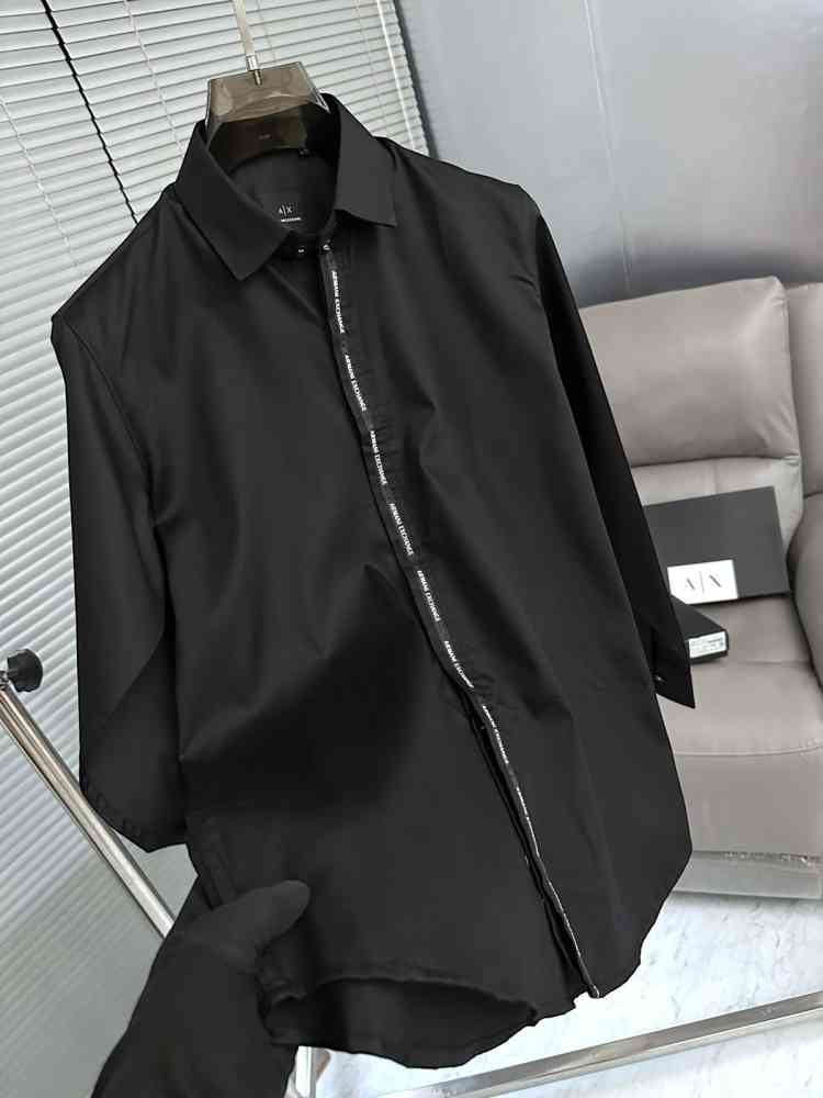 Armani Exchange Black Premium Quality Cotton Shirt-2