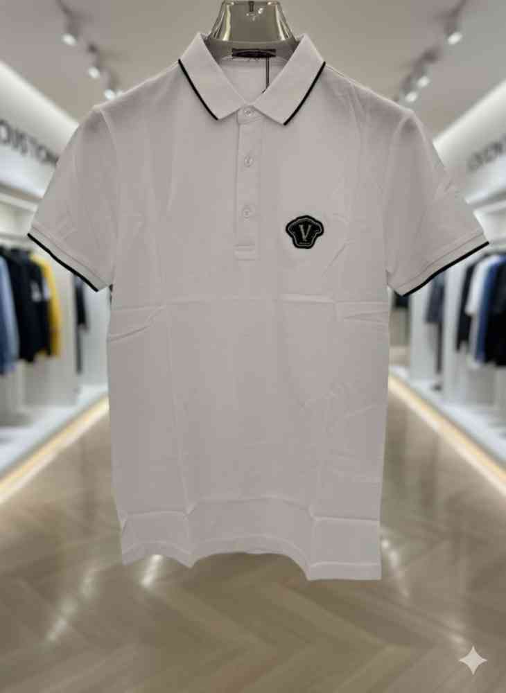 Versace White Premium Quality Polo T-shirt-2
