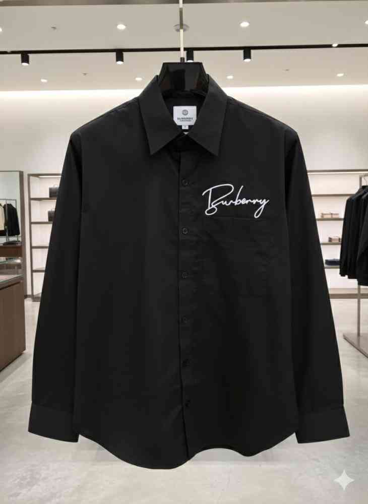 Burberry Black Premium Quality Shirt-thumb-0