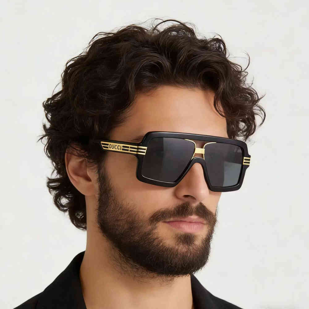 Gucci GG0900S Black Oversize Sunglasses-thumb-0