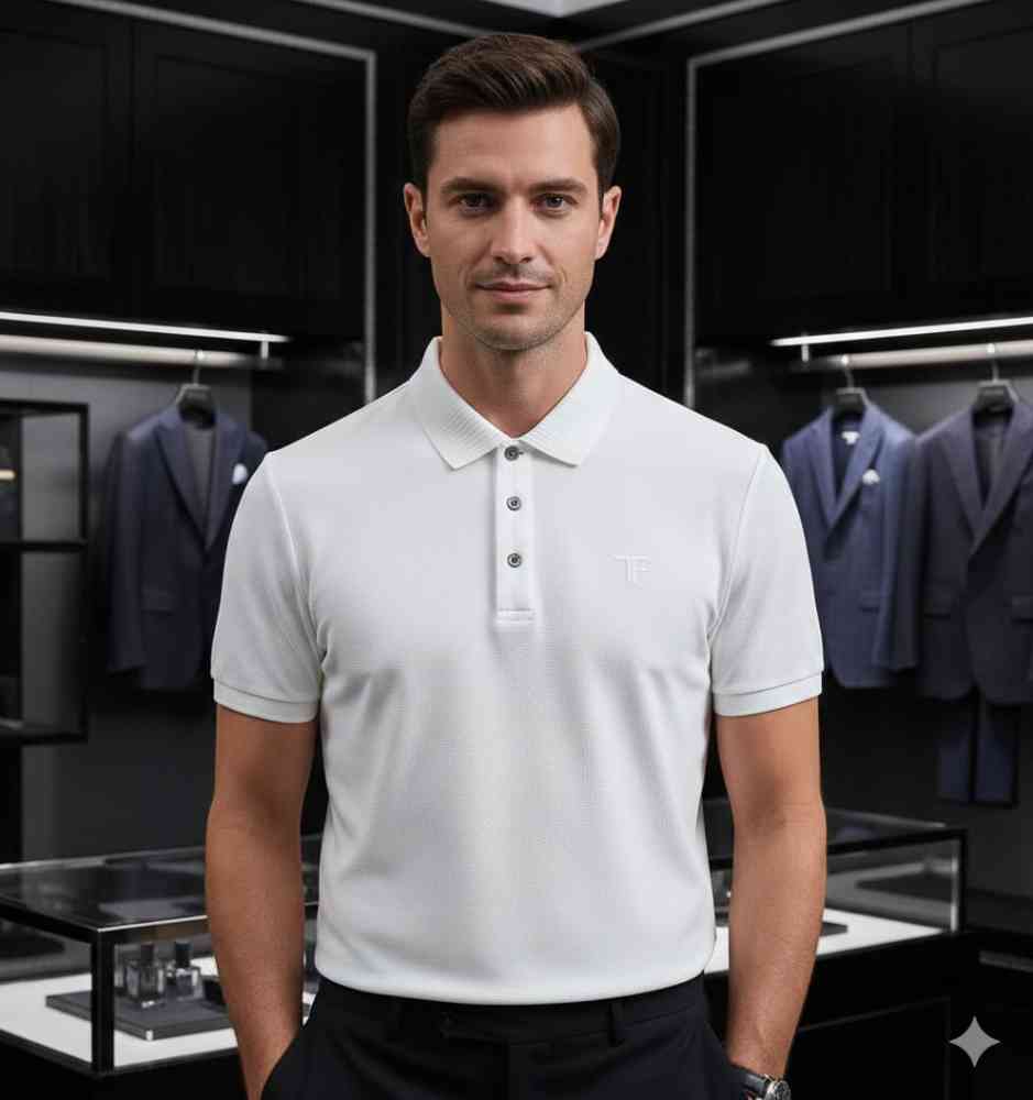 Tom Ford White Premium Cotton T-shirt-thumb-0