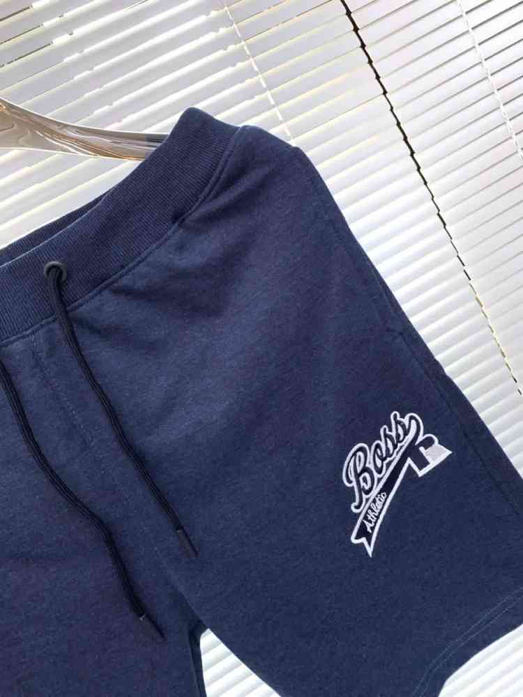 Boss Blue Premium Quality Men's Shorts-thumb-1