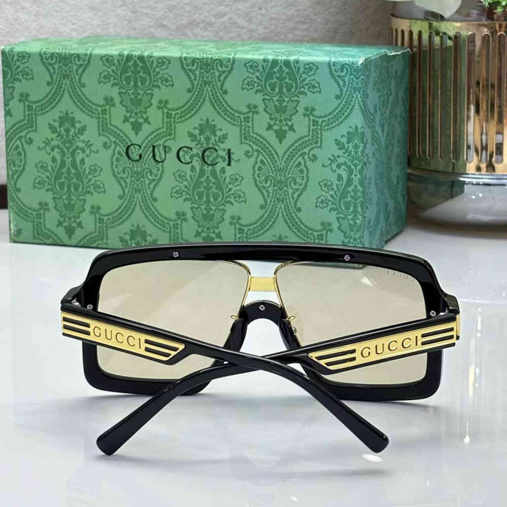 Gucci Black & Brown Women's Sunglasses-thumb-1