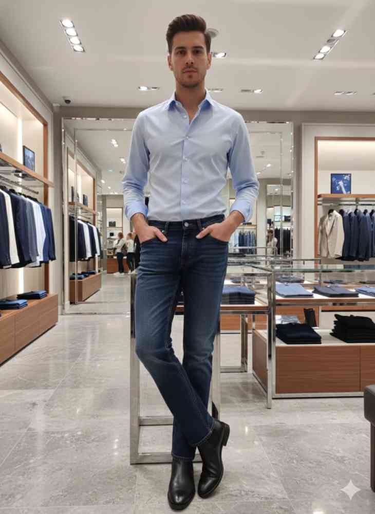 Dolce & Gabbana Dark Blue Premium Quality Jeans-1