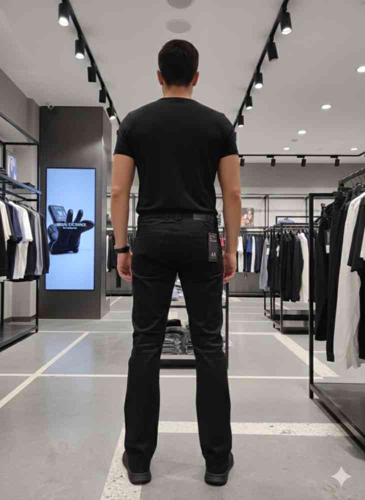 Armani Exchange Black Premium Quality Jeans-5