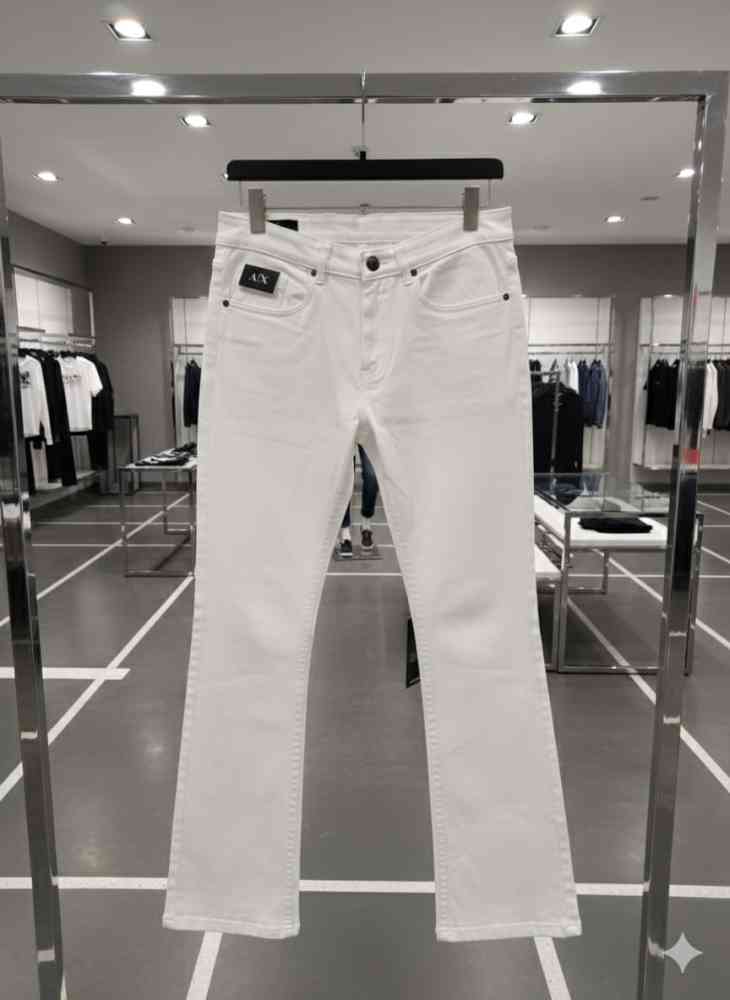 Armani Exchange White Premium Quality Jeans-3