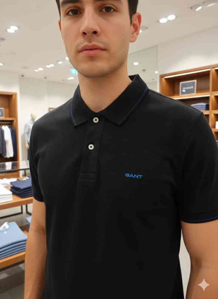 Gant Black Premium Quality T-shirt-thumb-1