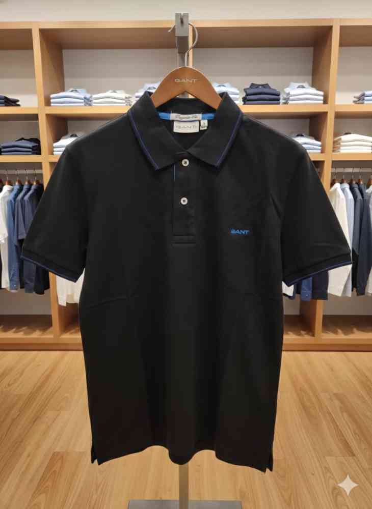 Gant Black Premium Quality T-shirt-thumb-3