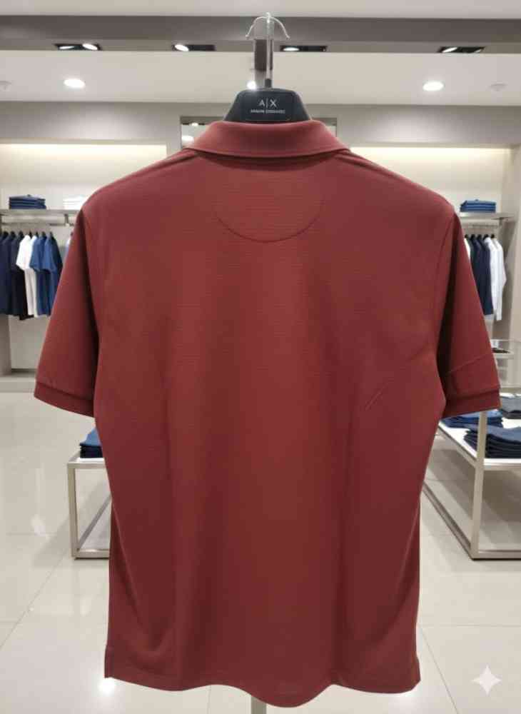 Armani Exchange Brown Premium Quality T-Shirt-thumb-3