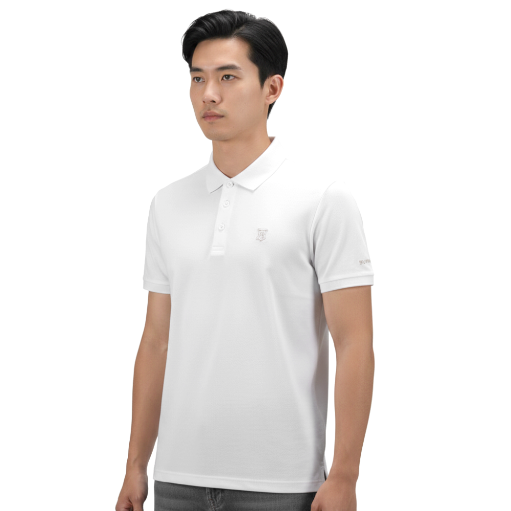Burberry TB Embroidered White Premium T-shirt-thumb-0