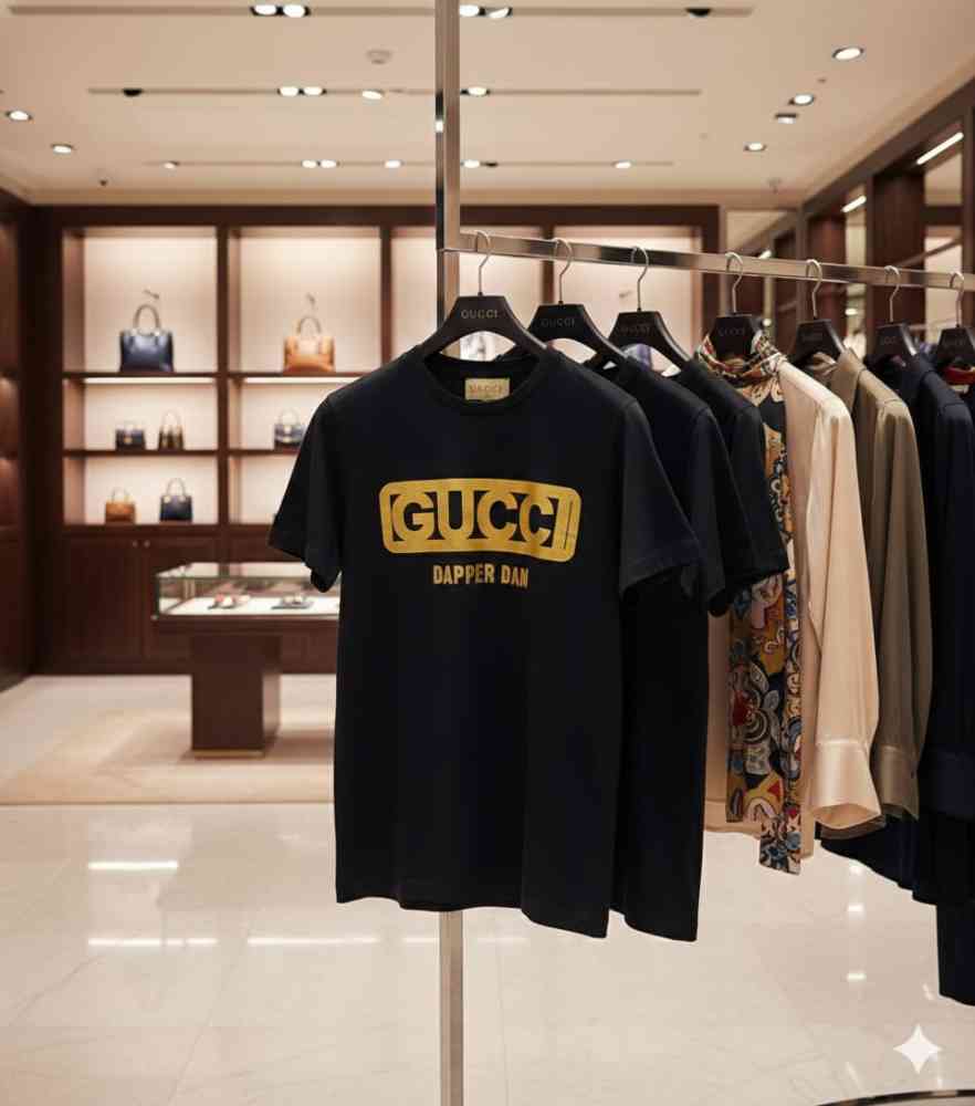 Gucci Black Premium Quality T-shirt-2
