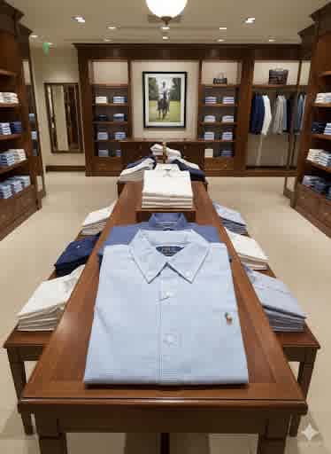 Ralph Lauren Blue Premium Quality Cotton Shirt-thumb-2