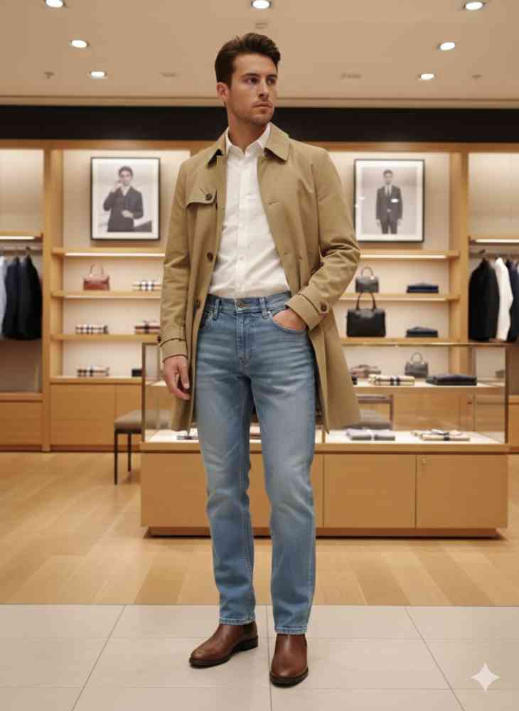 Burberry Light Blue Premium Denim Jeans-2