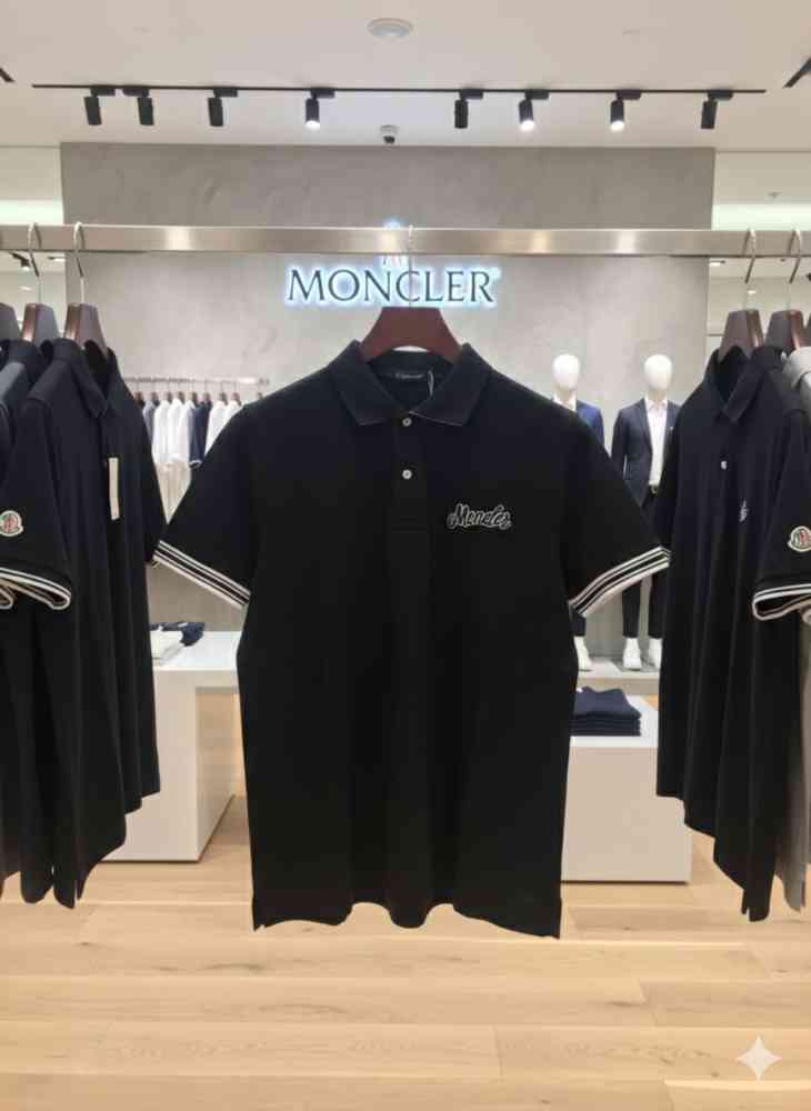 Moncler Black Premium Quality T-shirt-thumb-2