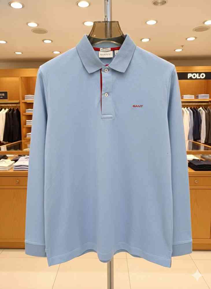 Gant Blue Premium Quality T-shirt-4