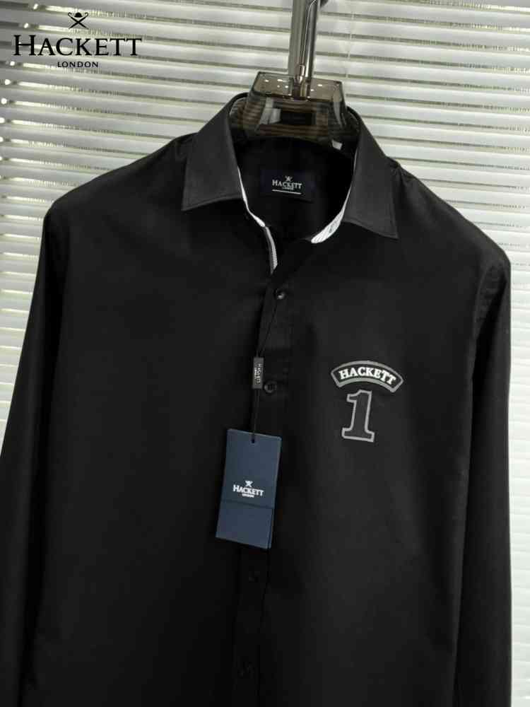 Hackett Black Premium Quality Shirt-1