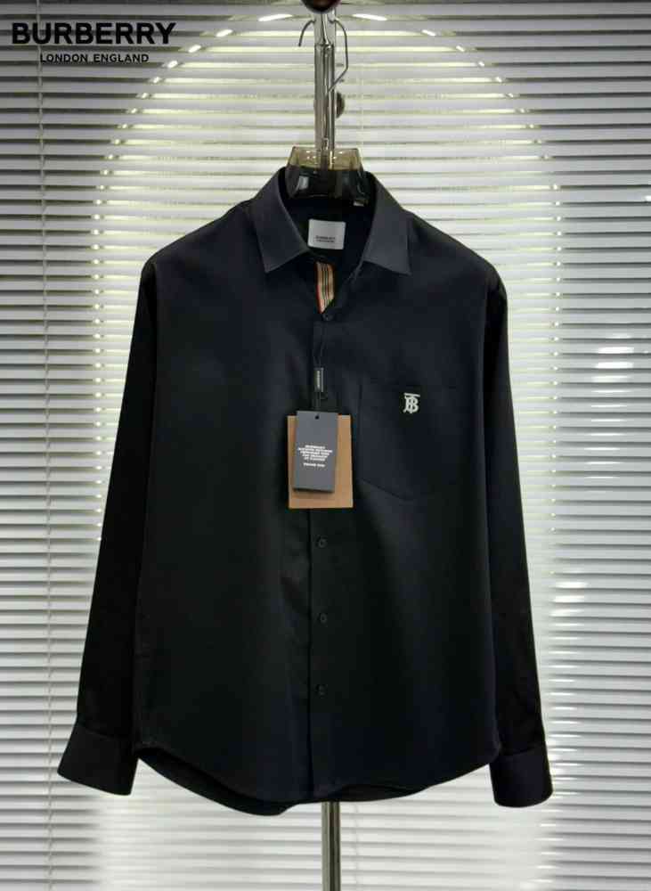 Black Burberry Blue Premium Quality Shirt