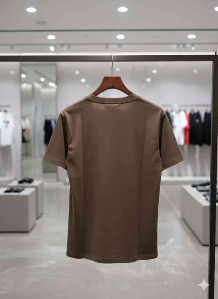 Ami Brown Premium Quality Heart Logo T-shirt-thumb-2