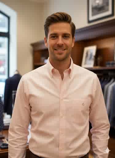 Brooks Brothers Pink Premium Cotton Shirt-thumb-1