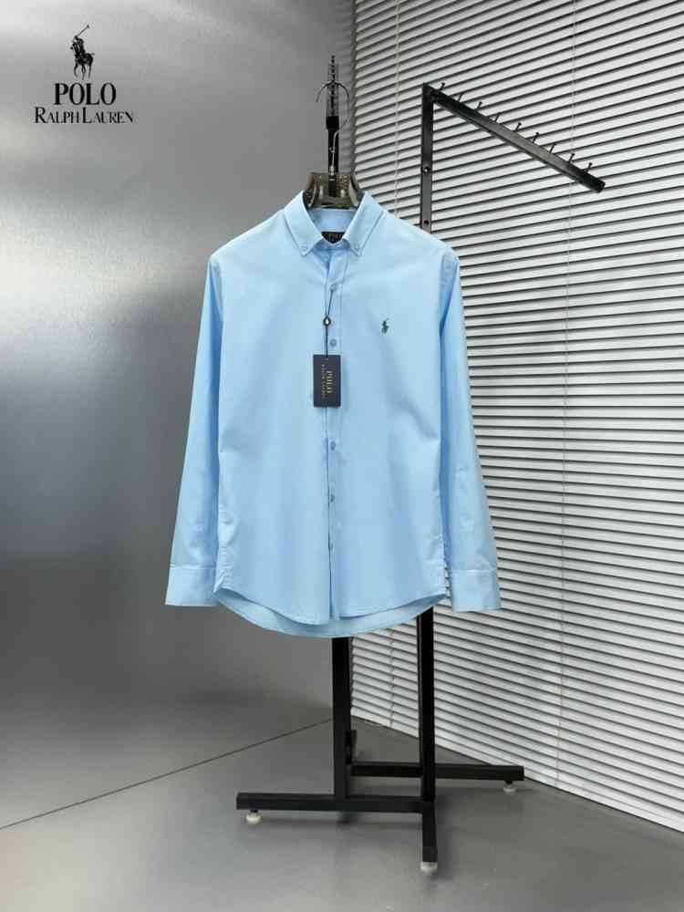 Ralph Lauren Sky Blue Premium Quality Cotton Shirt-thumb-0