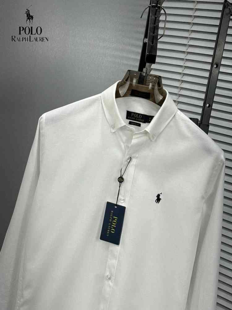 Ralph Lauren White Premium Quality Cotton Shirt-thumb-1