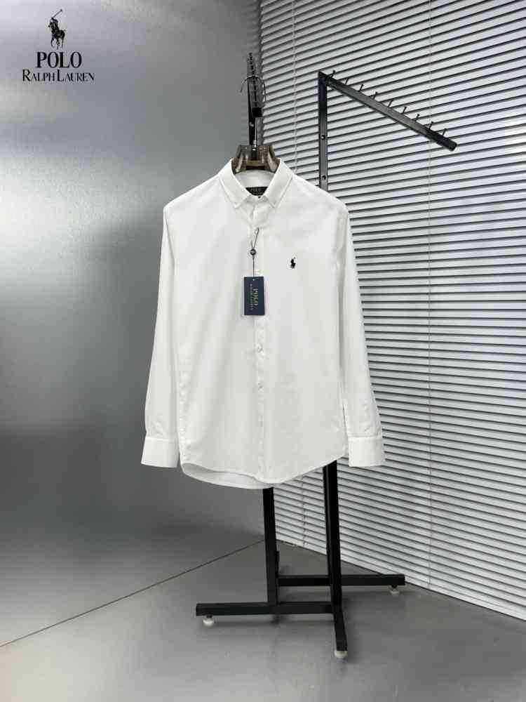 White Ralph Lauren Black Premium Quality Cotton Shirt