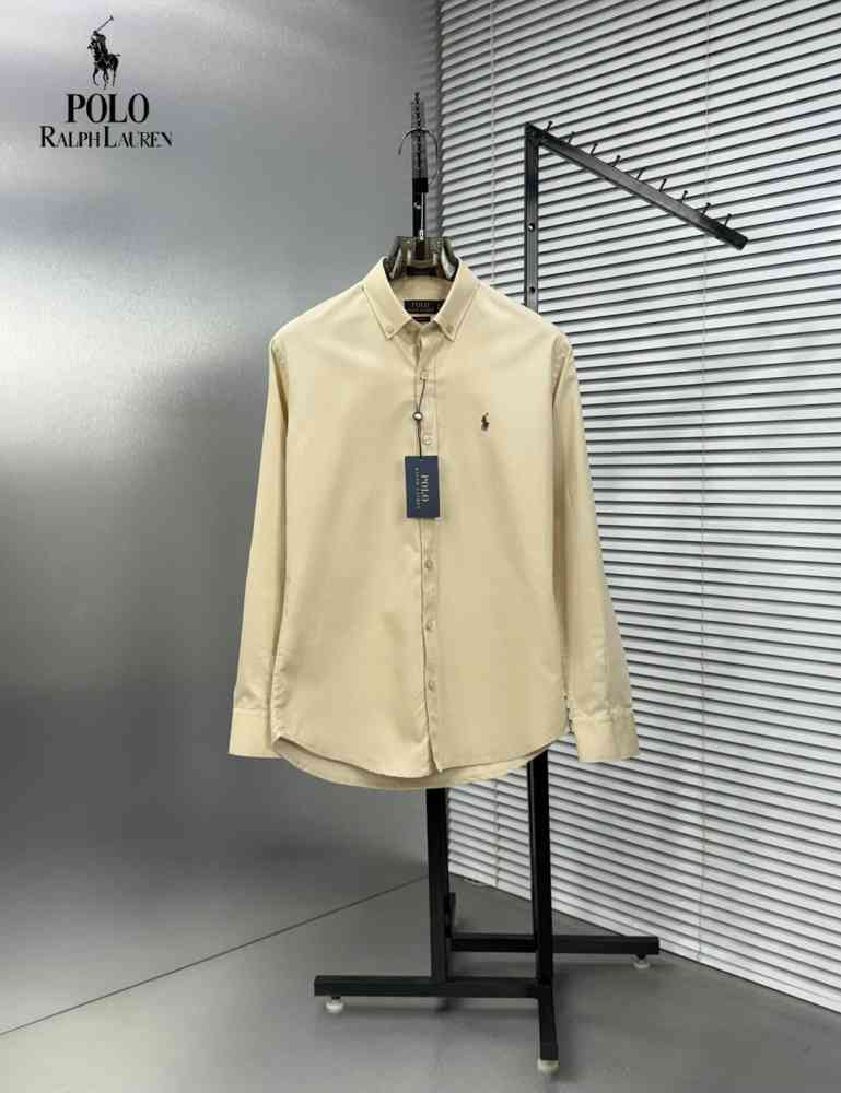 Ralph Lauren Brown Premium Quality Cotton Shirt-thumb-0