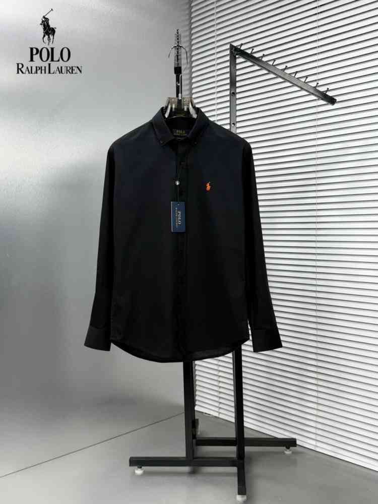 Ralph Lauren Black Premium Quality Cotton Shirt-thumb-0