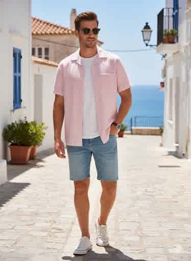 Pink Brooks Brothers Black Premium Cotton Shirt