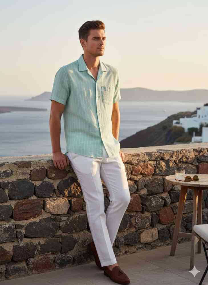 Brooks Brothers Green Premium Cotton Shirt-1
